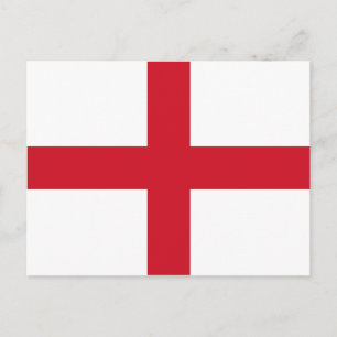 Englische Flagge (England) Postkarte