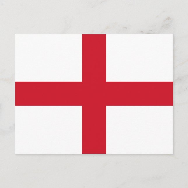 Englische Flagge (England) Postkarte (Vorderseite)