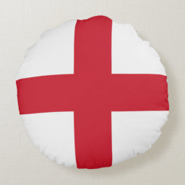 Englische Flagge (England) Rundes Kissen