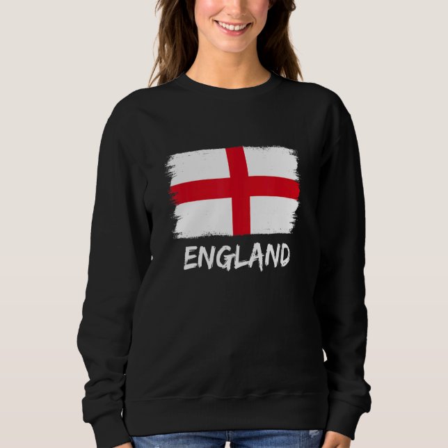Englische Flagge England Sweatshirt (Vorderseite)