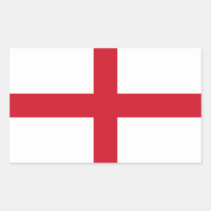 Englische Flagge, Flagge Englands Rechteckiger Aufkleber