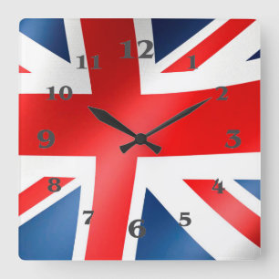 Englische Flagge für die Uhr