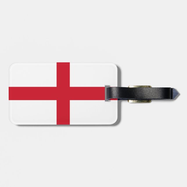 Englische Flagge Gepäckanhänger (Rückseite horizontal)
