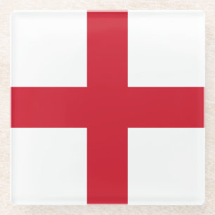 Englische Flagge Glasuntersetzer