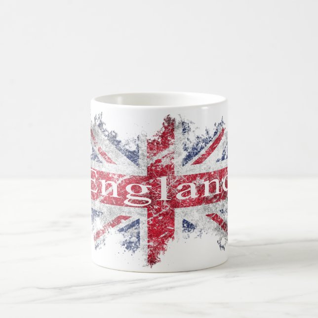 Englische Flagge Kaffeetasse (Mittel)
