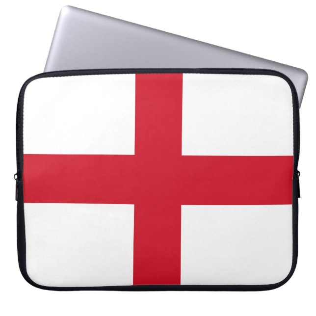 Englische Flagge Laptopschutzhülle (Vorderseite)