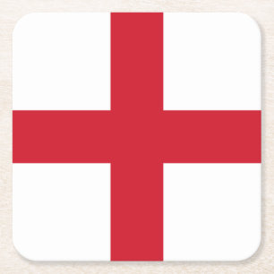 Englische Flagge Rechteckiger Pappuntersetzer
