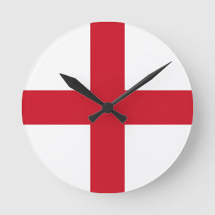 Englische Flagge Runde Wanduhr