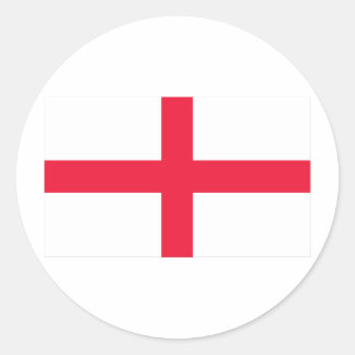 Englische Flagge Runder Aufkleber