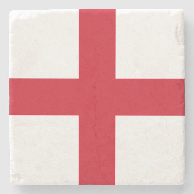 Englische Flagge Steinuntersetzer (Vorderseite)