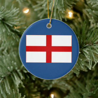 Englische Flagge Weihnachtsdekoration Keramik Ornament