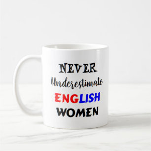 englische Frauen Kaffee Tasse