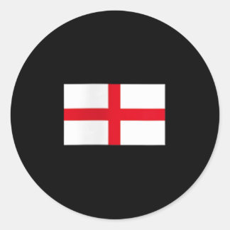 Englische Frauenflagge Britische UK-englische Kreu Runder Aufkleber