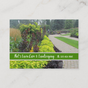 Englische Gartenlandschaftsbau Visitenkarte