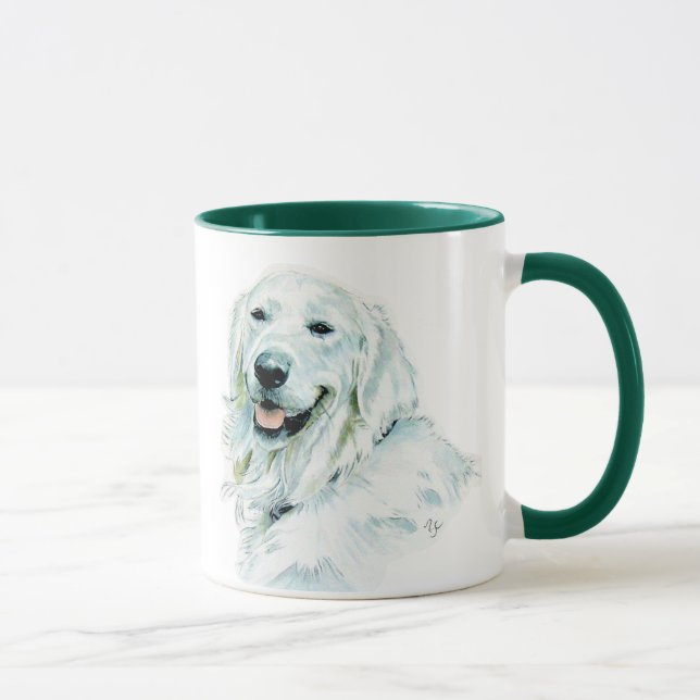 Englische goldener Retriever-Tasse Tasse (Rechts)