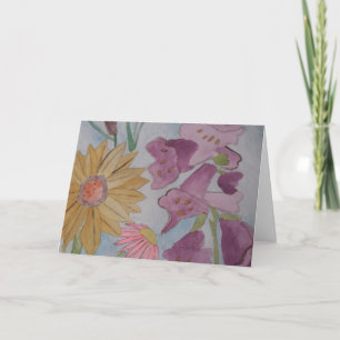 Englische Hütte Garden Grußkarte Karte