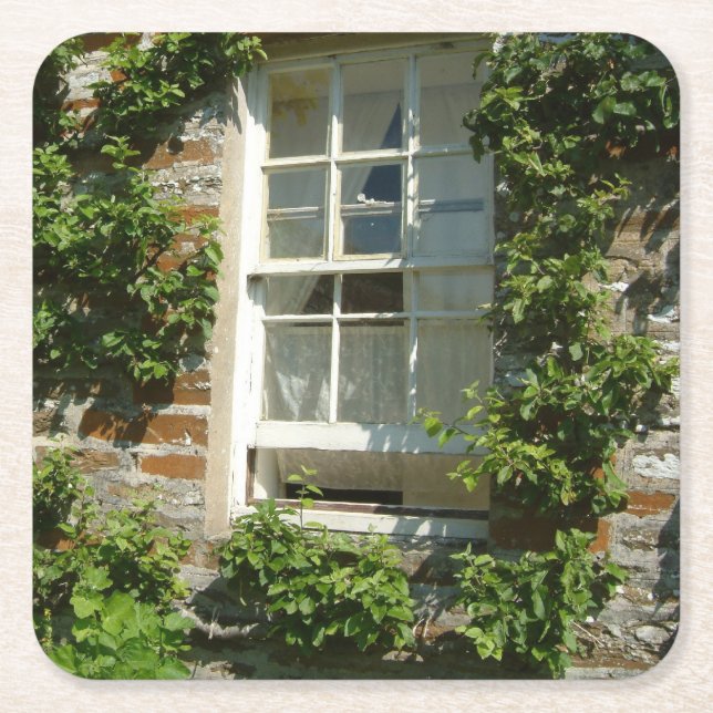 Englische Hütte I Charming Rechteckiger Pappuntersetzer (Vorderseite)