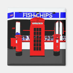 Englische Ikonen Magnet