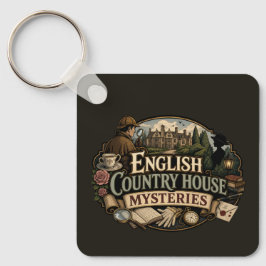 Englische Landhaus-Mystery Schlüsselanhänger