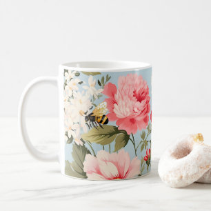 Englische Landschaft Blumengarten Kaffeetasse