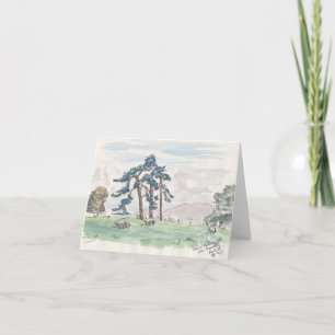 Englische Landschaft Notecard Karte
