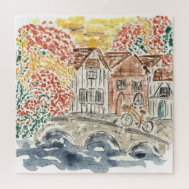 Englische Landschaft Watercolor Jigsaw Puzzle