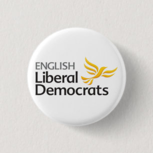 Englische Liberaldemokraten Button