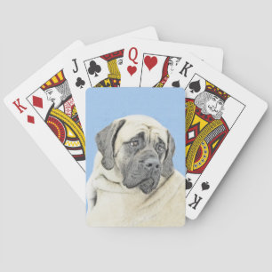 Englische Maskenmalerei - Original Hundekunst Spielkarten