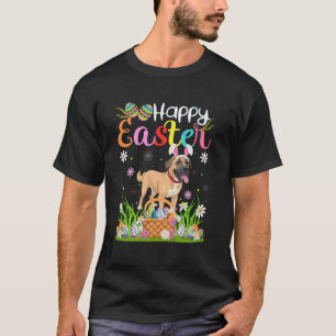 Englische Mastiff-Hund Fröhliche Ostereier-Suche H T-Shirt
