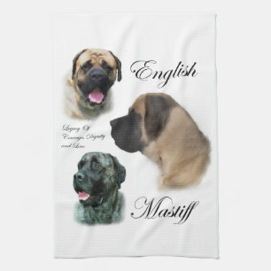 Englische Mastiff-Kunst Küchentuch