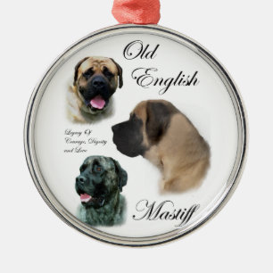 Englische Mastiff-Kunst Ornament Aus Metall