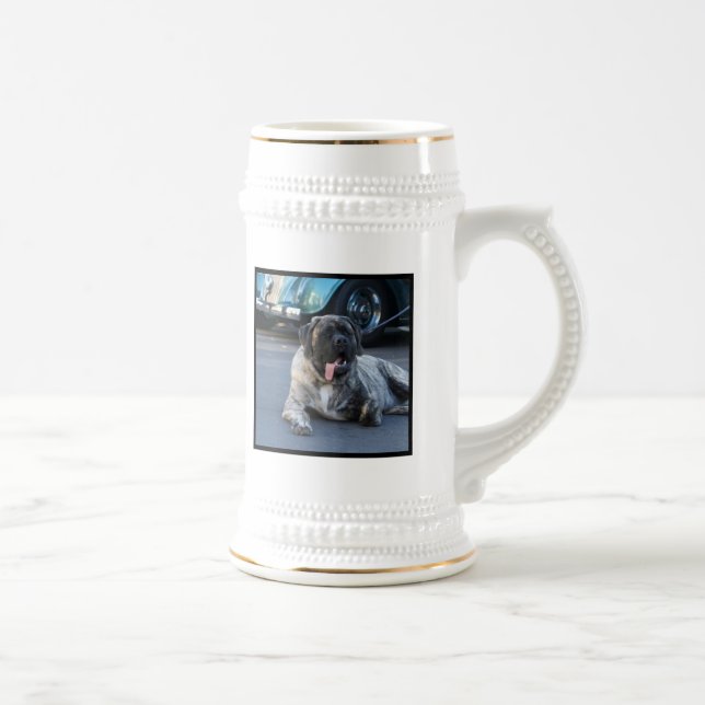 Englische Mastiff-Tasse Bierglas (Rechts)