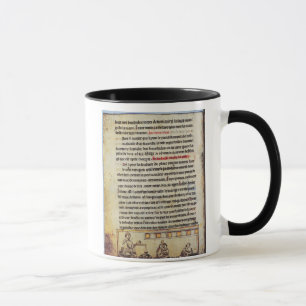 Englische Miniatur, "Medica", ein apoth Tasse