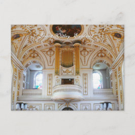 Englische Orgel Postkarte