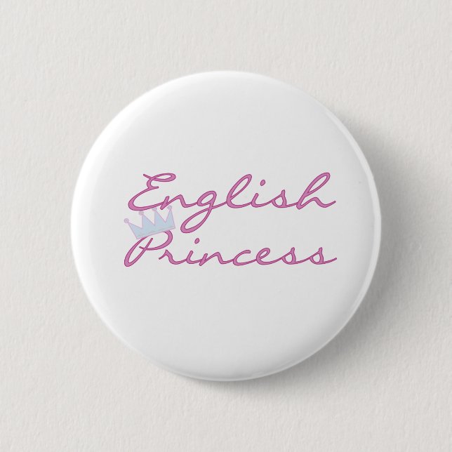Englische Prinzessin Button (Vorderseite)