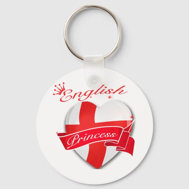Englische Prinzessin Schlüsselanhänger (Vorderseite)