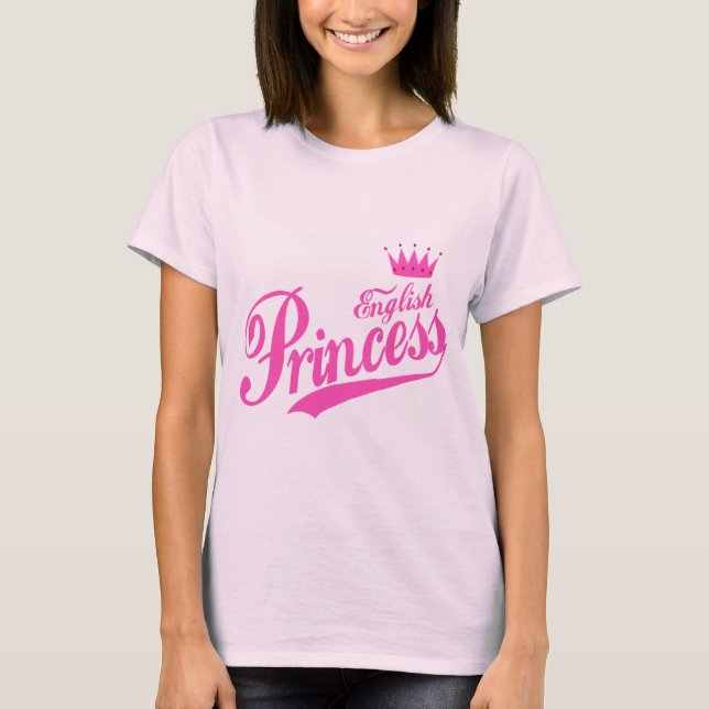 Englische Prinzessin T-Shirt (Vorderseite)