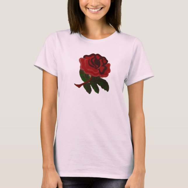 Englische Rose T-Shirt (Vorderseite)