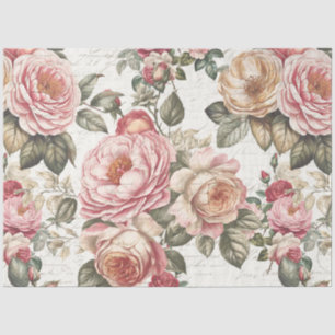 Englische Rose Tee Party Blumenrosa Brautparty Seidenpapier