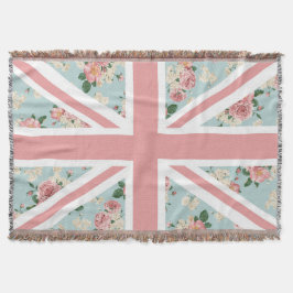 Englische Rosen-Gewerkschafts-Jack-Flagge Decke