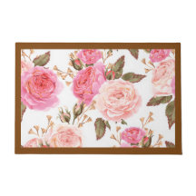 Englische Rosen Türmatte