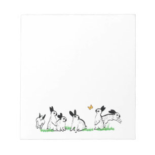 ENGLISCHE SPOTS IM GRASS NOTIZBLOCK