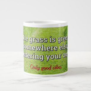 Englische Sprichwörter über das eigene Geschäft Jumbo-Tasse