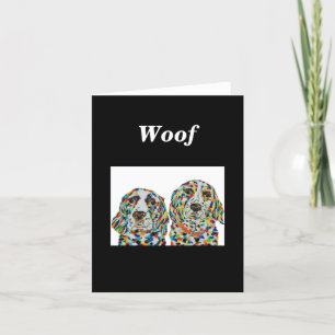 Englische Springer Spaniel Hundescharte Dankeskarte