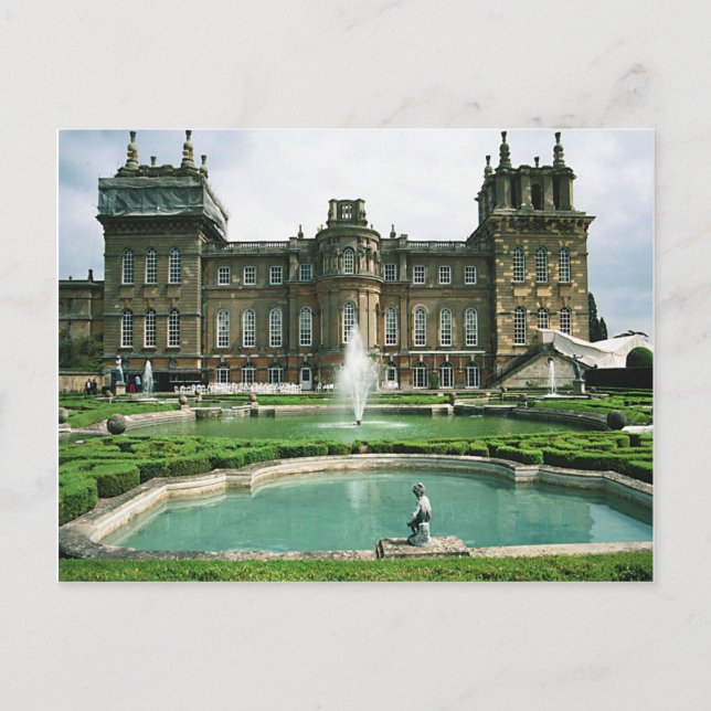 Englische Szenen, Blenheim Palace Postkarte (Vorderseite)
