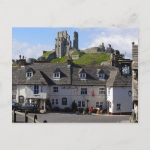 Englische Szenen, Corfe Castle, Dorset Postkarte