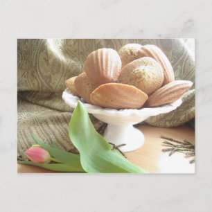 Englische Szenen, Kuchen für Nachmittagstee Postkarte