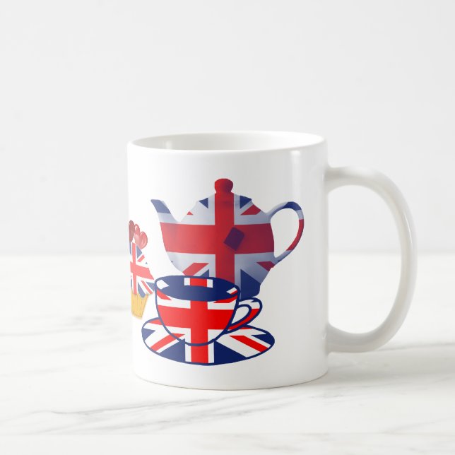 Englische Tee-Zeitgeschenke Tasse (Rechts)