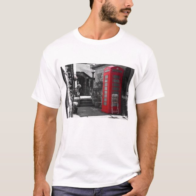 Englische Telefonzelle T-Shirt (Vorderseite)