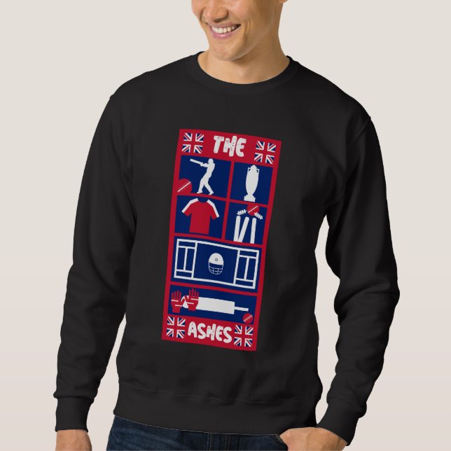 Englische Test Cricket Sweatshirt (Vorderseite)